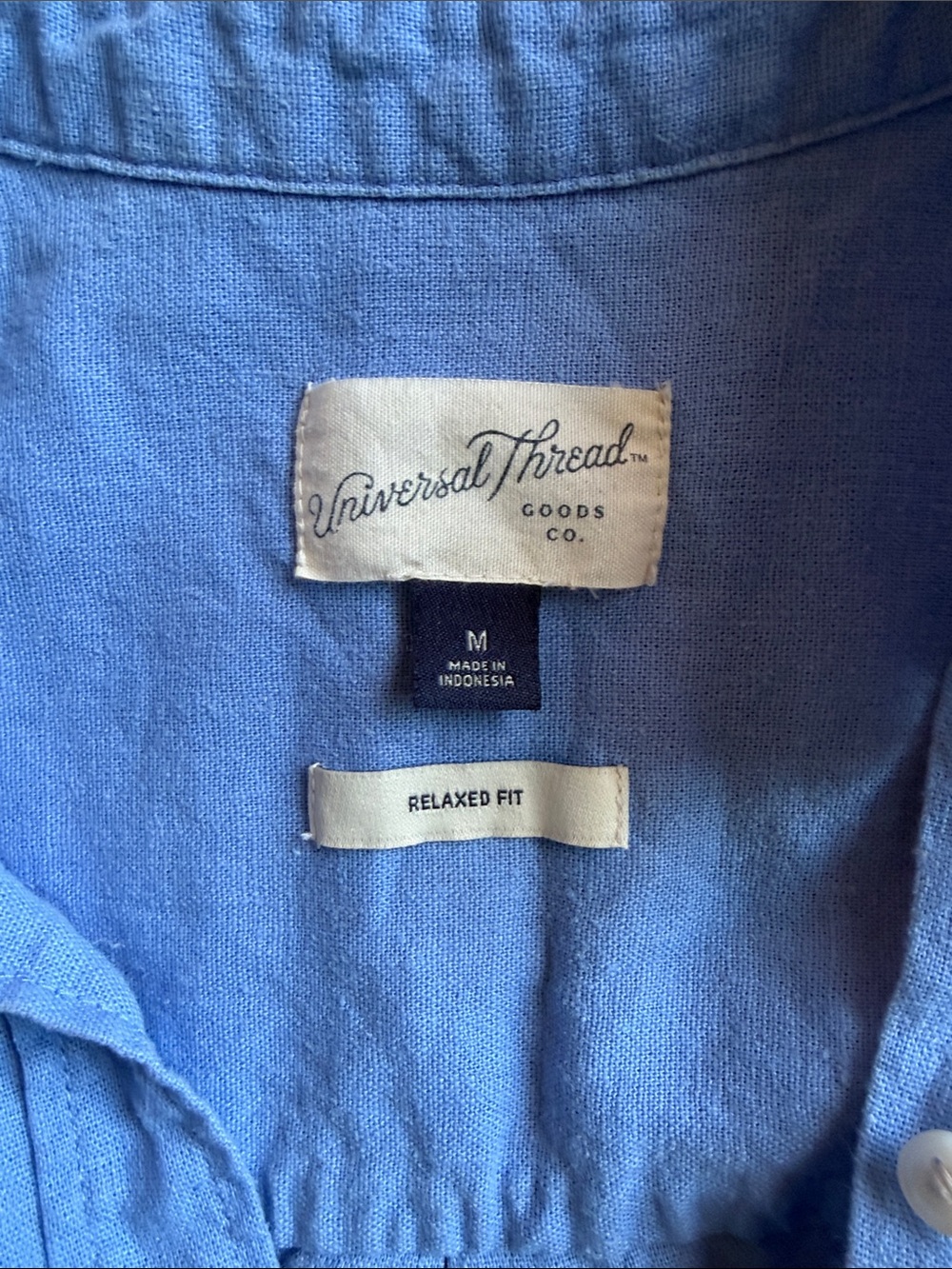 Linen Button-Up Top and Drawstring Shorts Set - Picture 2 of 4